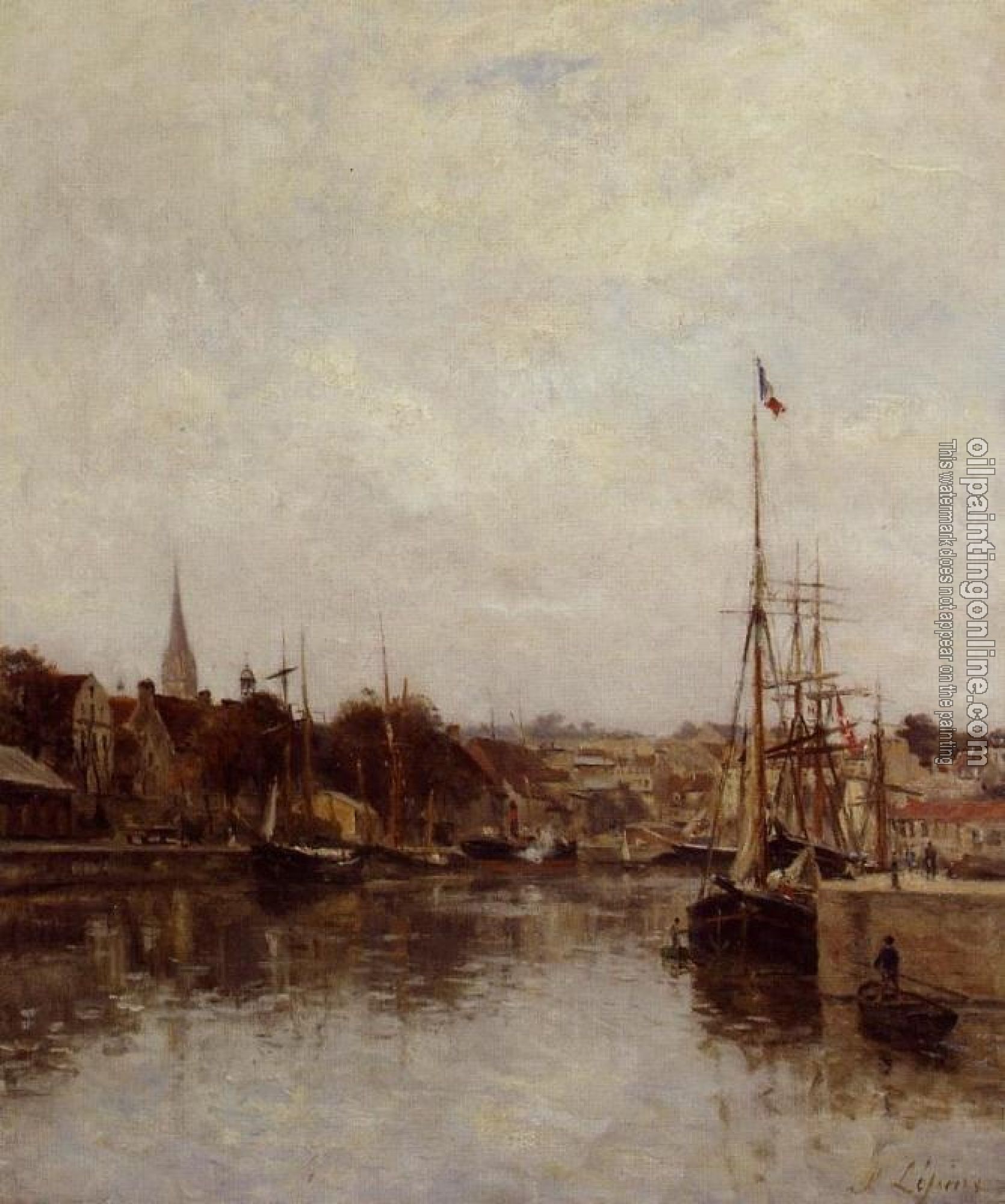 Lepine, Stanislas - Caen, The Dock of Saint-Pierre